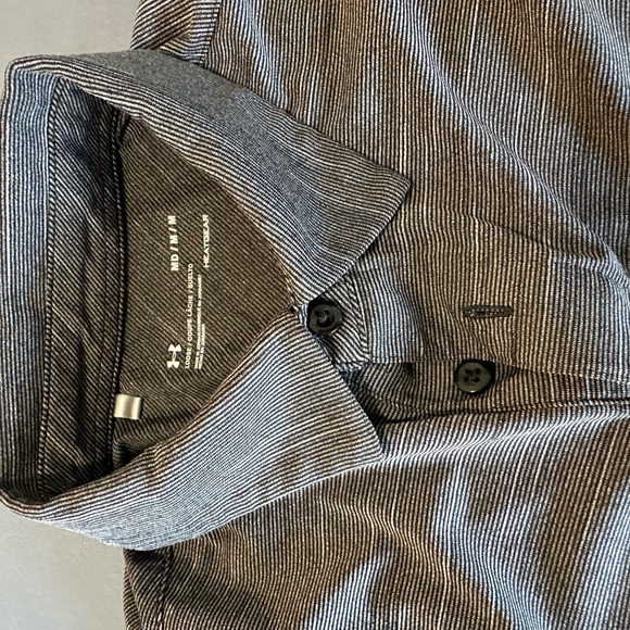 Under Armour Men's Gray Golf Polo Shirt - Picture 3 of 3